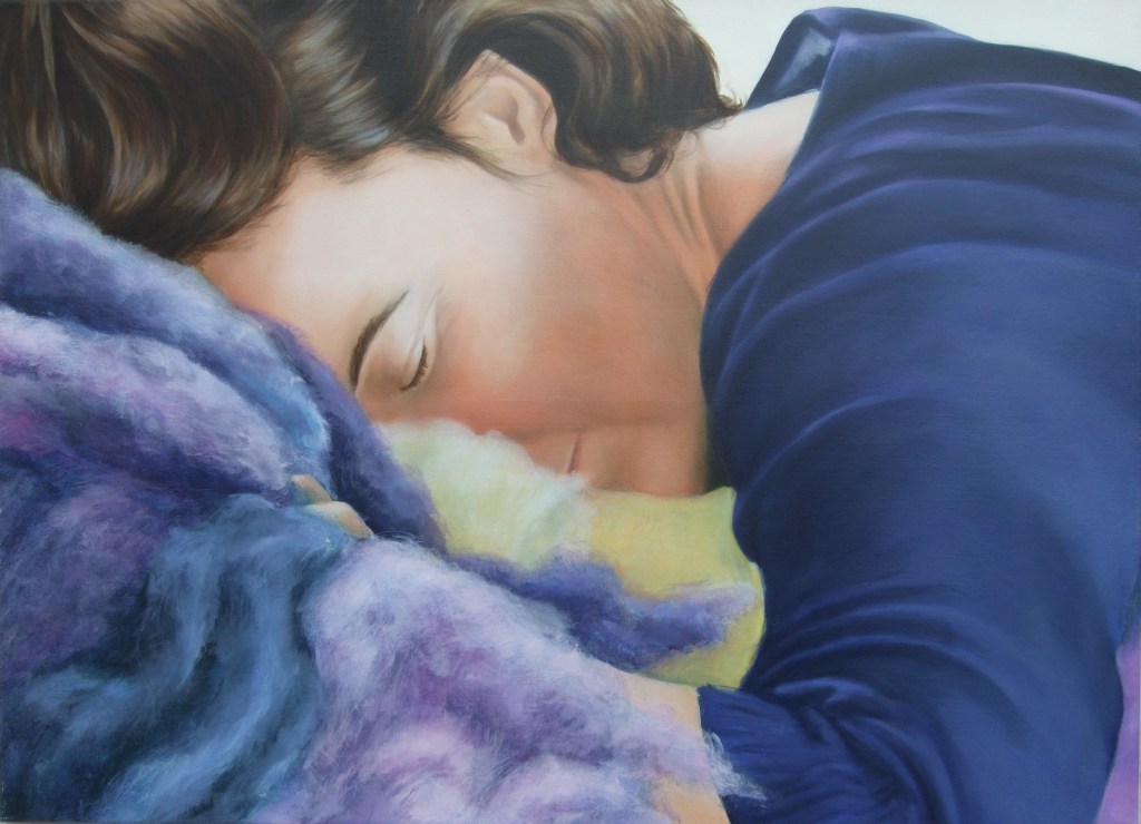 Portrait of a Textile Artist,Oil on Canvas 2008, image