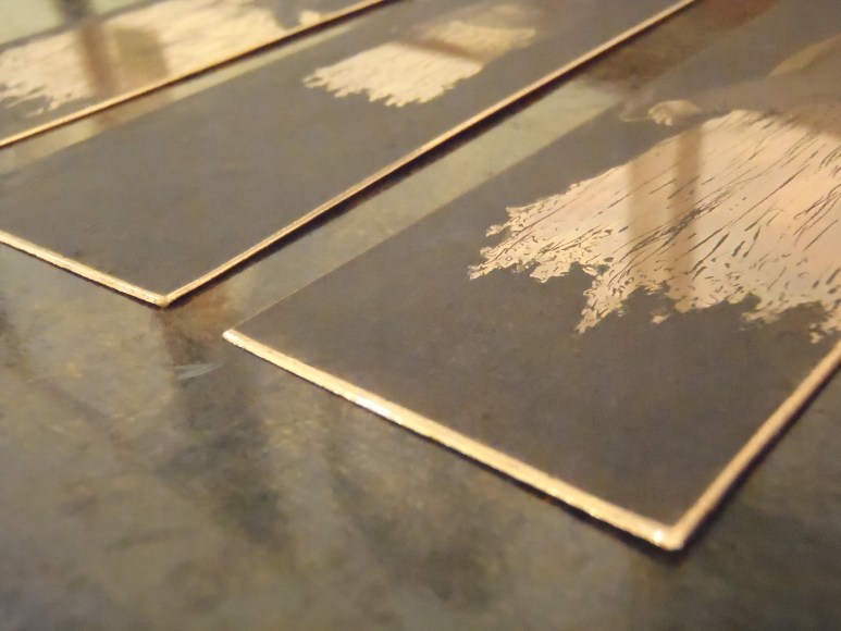 etching plates, image