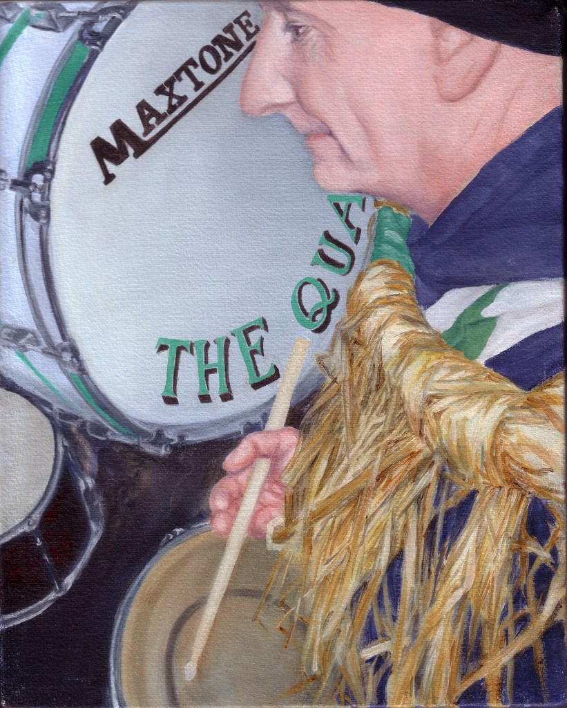 The Quay Wren II, 09,10x8in, oil on canvas, image