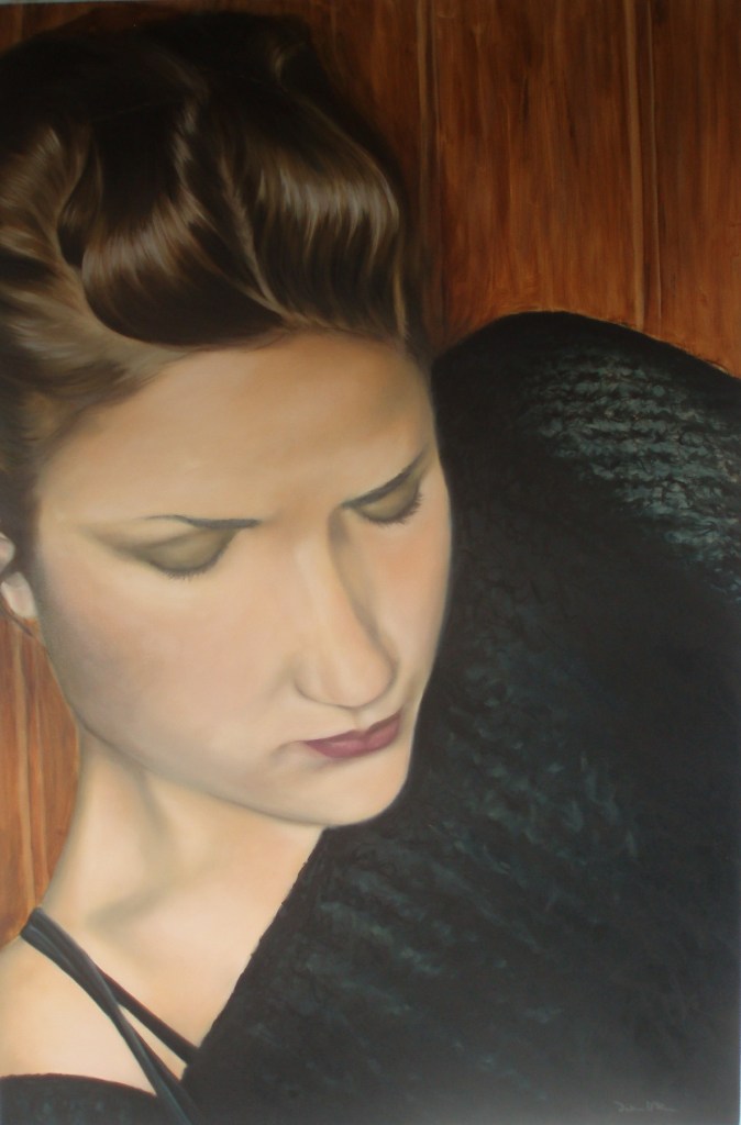 Sleeping Girl, Whelans, oil on canvas,137 x 91cm, image