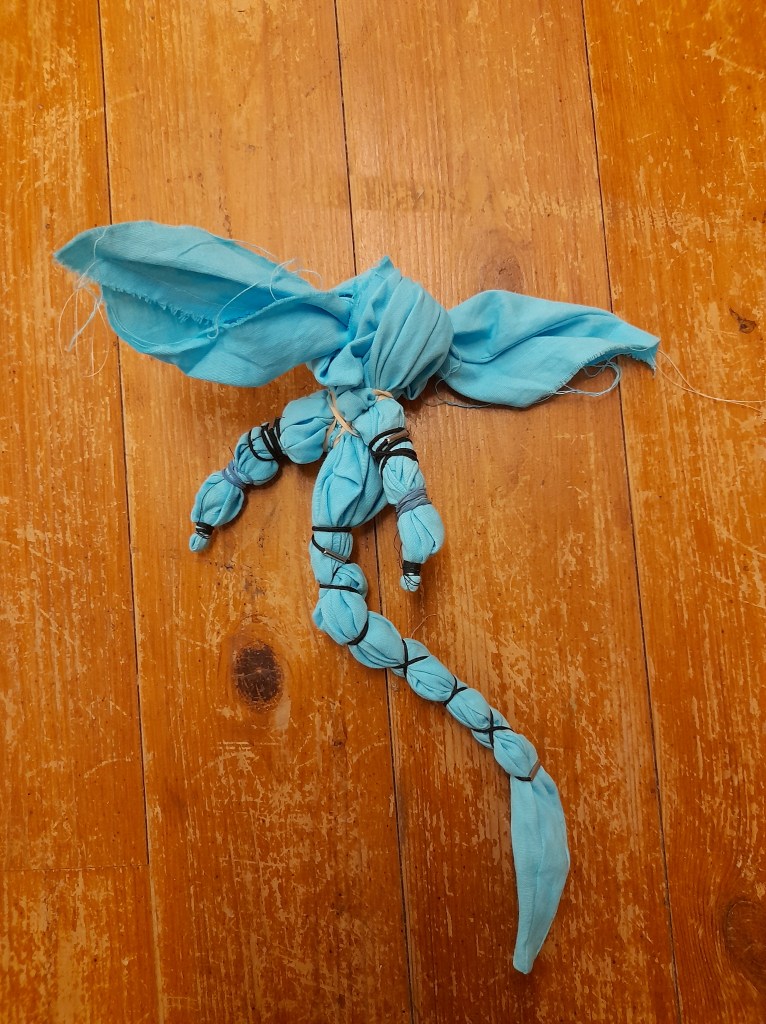 Flag tied for tie dye